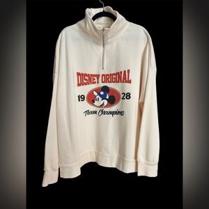 Disney-Mickey Mouse quarter zip sweatshirt